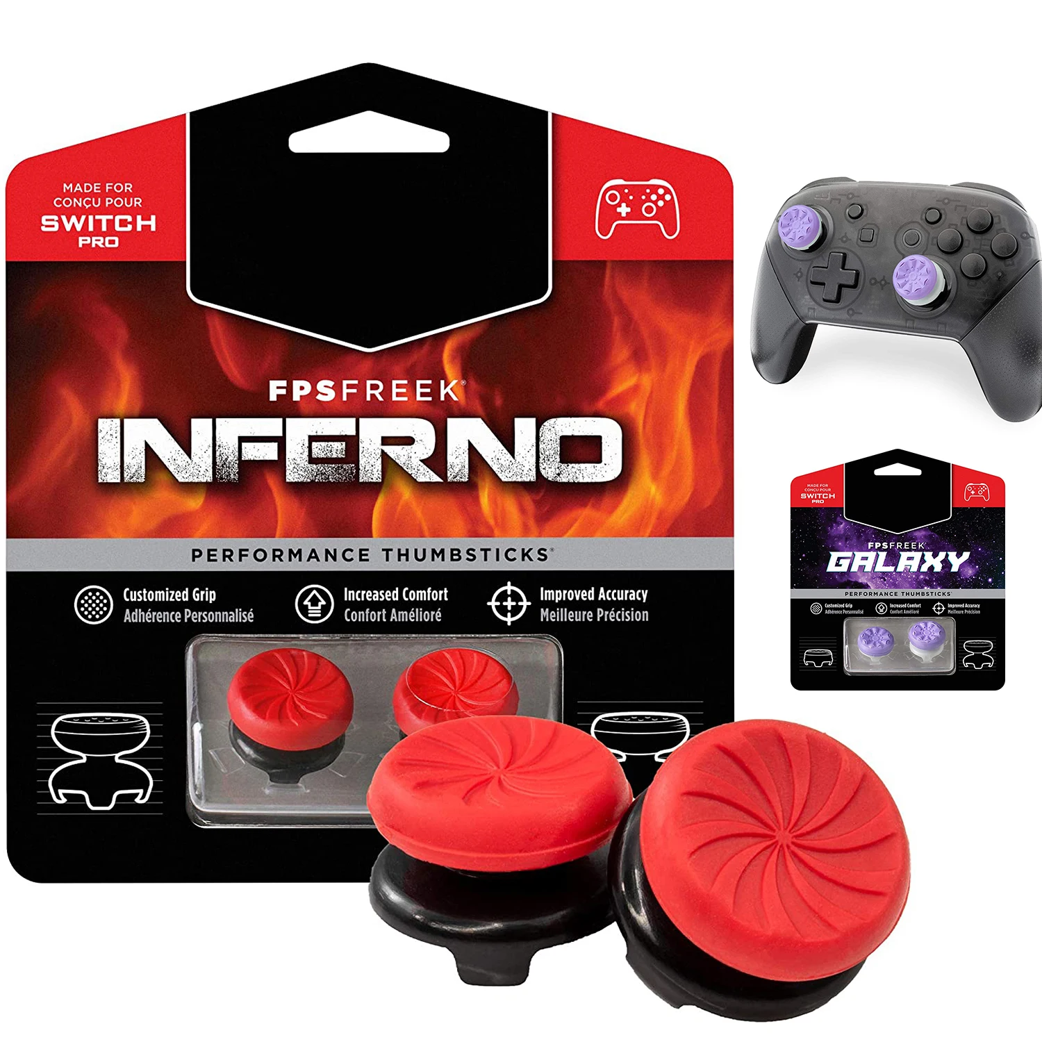 

2PCS FPS Freek Inferno for Nintendo Switch Pro Controller