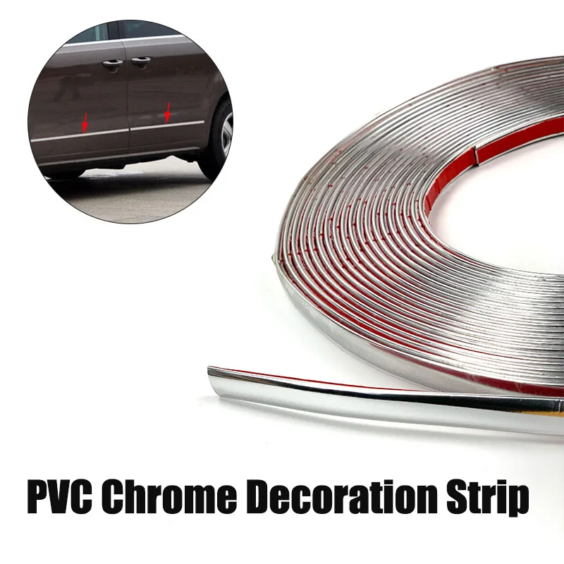 

Car styling Decoration Sticker Chrome Strip For Fiat 500 600 Tipo Punto stilo Freemont Cross Coroma Panda Idea Palio