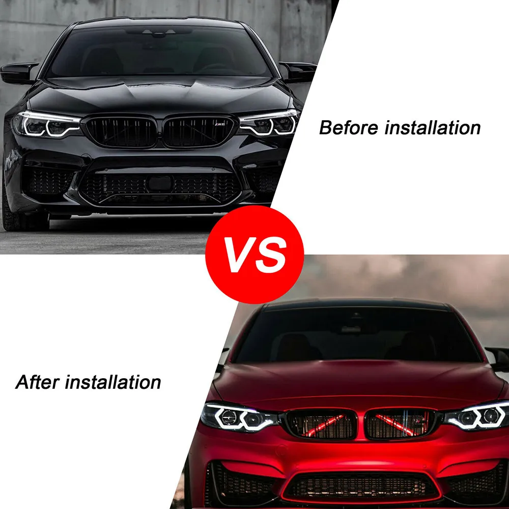2 шт. автомобильные наклейки на решетку радиатора BMW F30 F10 F20 F11 F31 F07 F32 F33 F34 F36 |