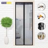 wikhostar hands free magnetic mosquito net door screen summer anti mosquito insect fly bug curtain automatic closing door screen