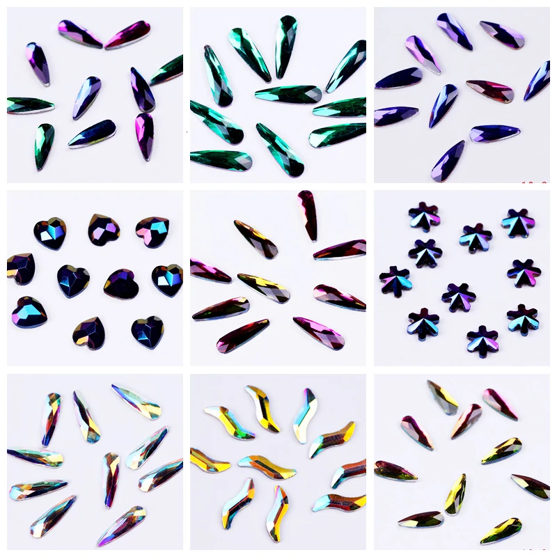Кристаллы Цветы Стразы s аппликация для ногтей одежды алмазное свадебное платье