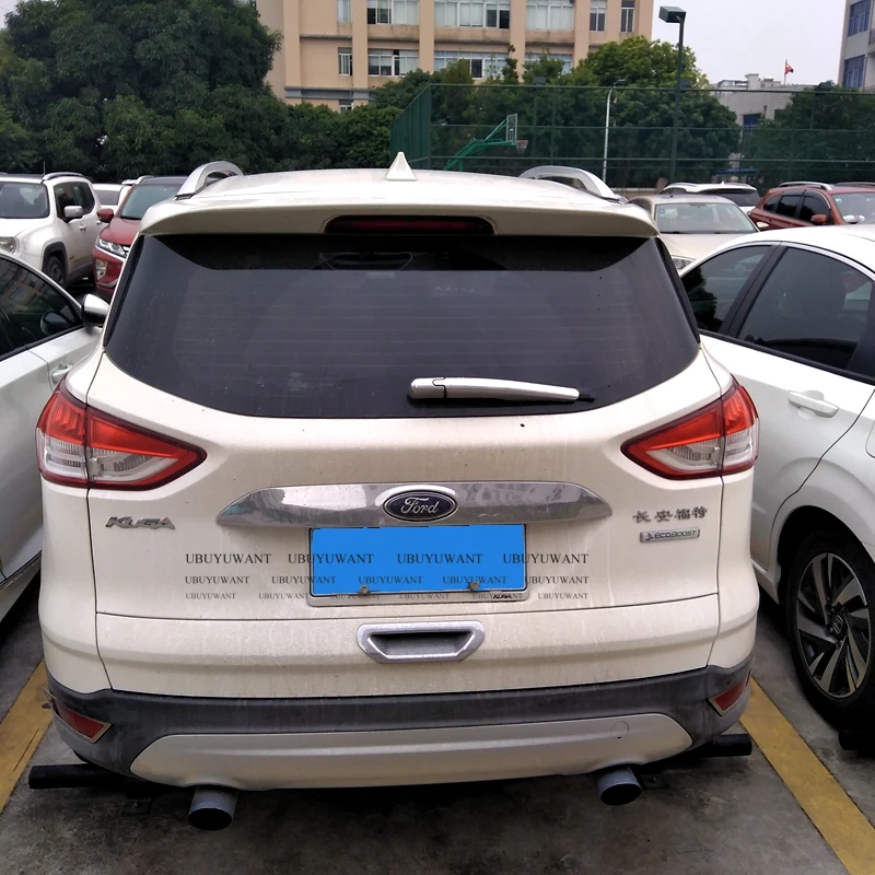 Для Ford Kuga Escape 2013 2014 2015 ABS Материал праймер цвет украшение заднего крыла автомобиля