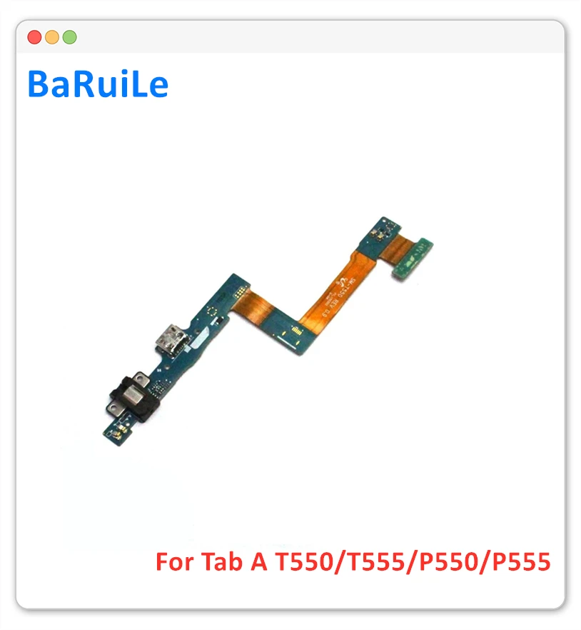 BaRuiLe 5 шт. зарядный порт гибкий кабель для SamSung Tab A 9 7 T555 T550 P550 P555 TabA Зарядное
