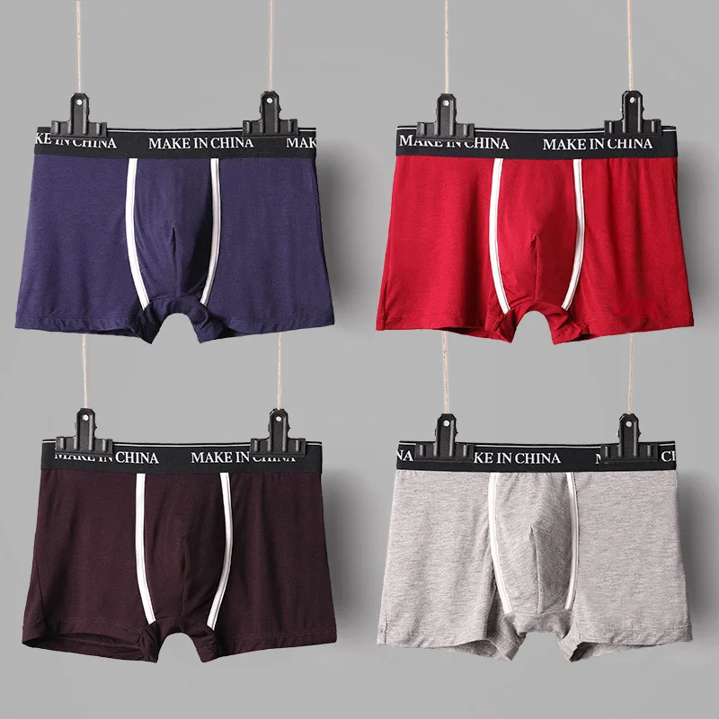 

XL-5XL Plus Size Men Underwear Male Boxer Panties Shorts Men's Modal Underpants Breathable Elastic U Pouch Man Boxers Cuecas