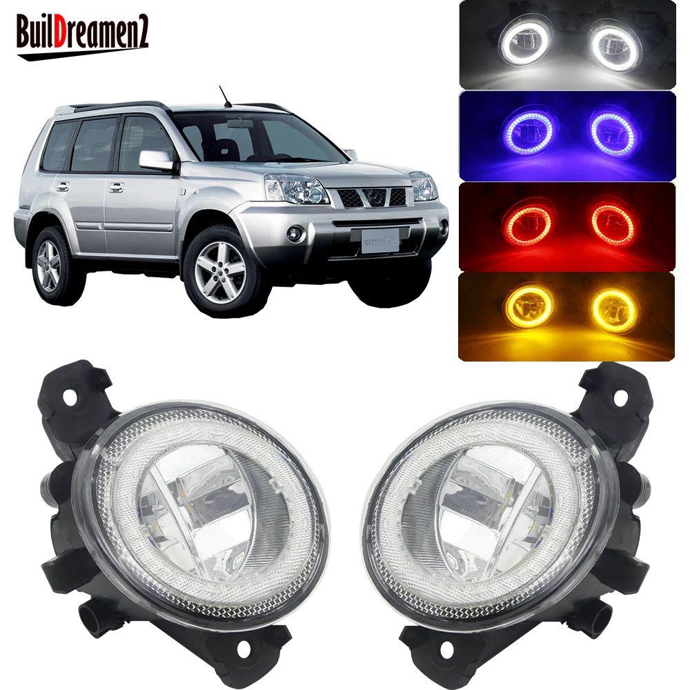 Ангел глаз туман светильник для Nissan X Trail T30 2001 2006 Передний бампер автомобиля