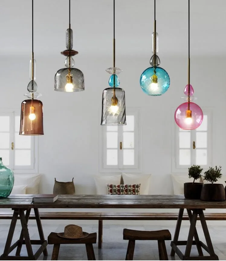 

Подвесной светильник в скандинавском стиле, светодиодный светильник в форме шара из розового золота с креативным дизайном для коридора, го...