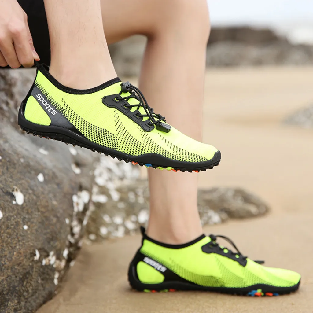 Пляжная обувь 2020 года Обувь для плавания Легкая спортивная Aqua Дышащая без