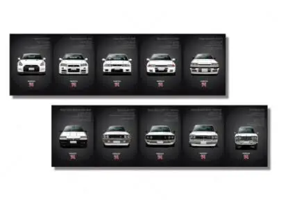 Настенные художественные картины на холсте классические ретро Nissan Skyline GTR