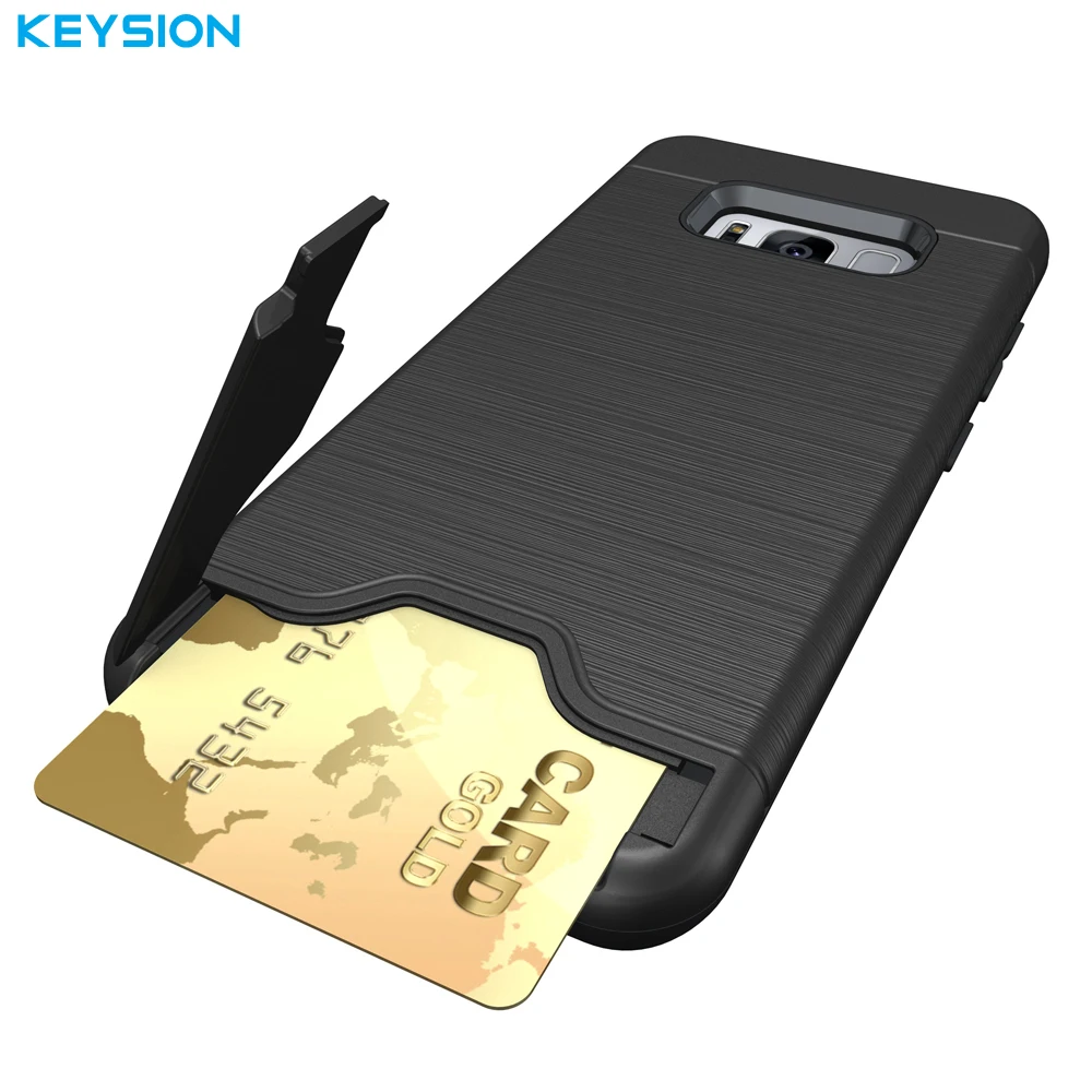 KEYSION Аргументы за Samsung Galaxy S8 Плюс Задняя Крышка Грязь устойчивы Силиконовые