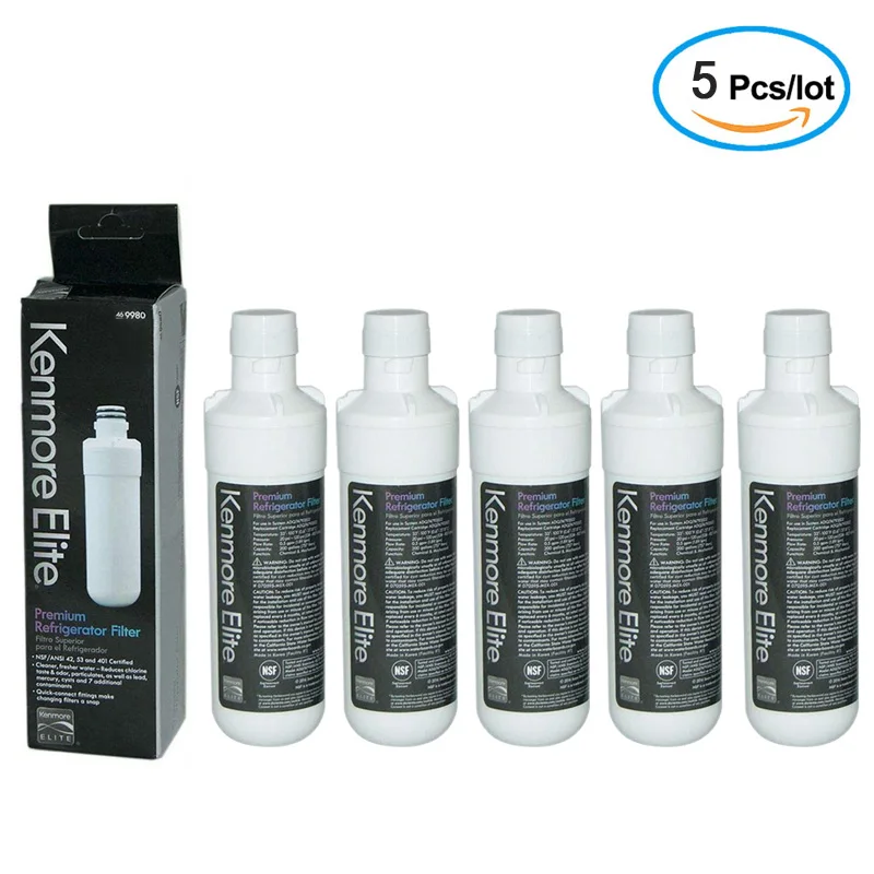 Запчасти для водяного фильтра холодильника LG LT1000P LT1000PC ADQ74793501 ADQ74793502 Kenmore 46 9980 (комплект из 5)|Водяные фильтры| |