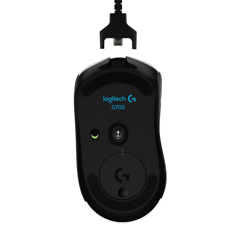 Беспроводная игровая мышь Logitech G703 2 4 ГГц с RGB экраном 12000DPI оптическая