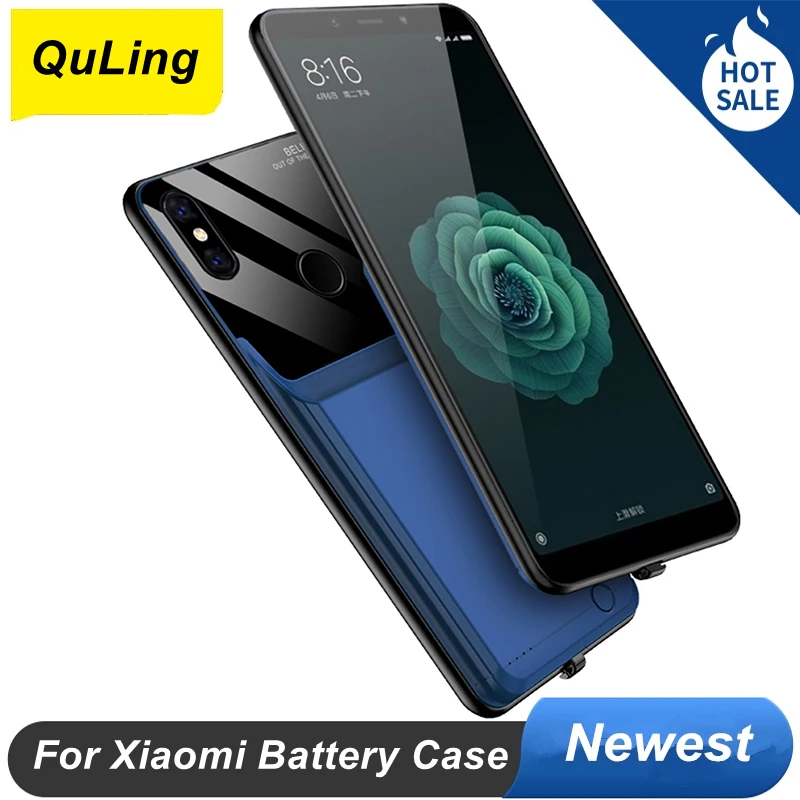 QuLing аккумулятор 10000 мАч для Xiaomi Mi 6X A2 8 9 10S 10 Pro 11 Lite Ultra Mix 3 чехол с аккумулятором