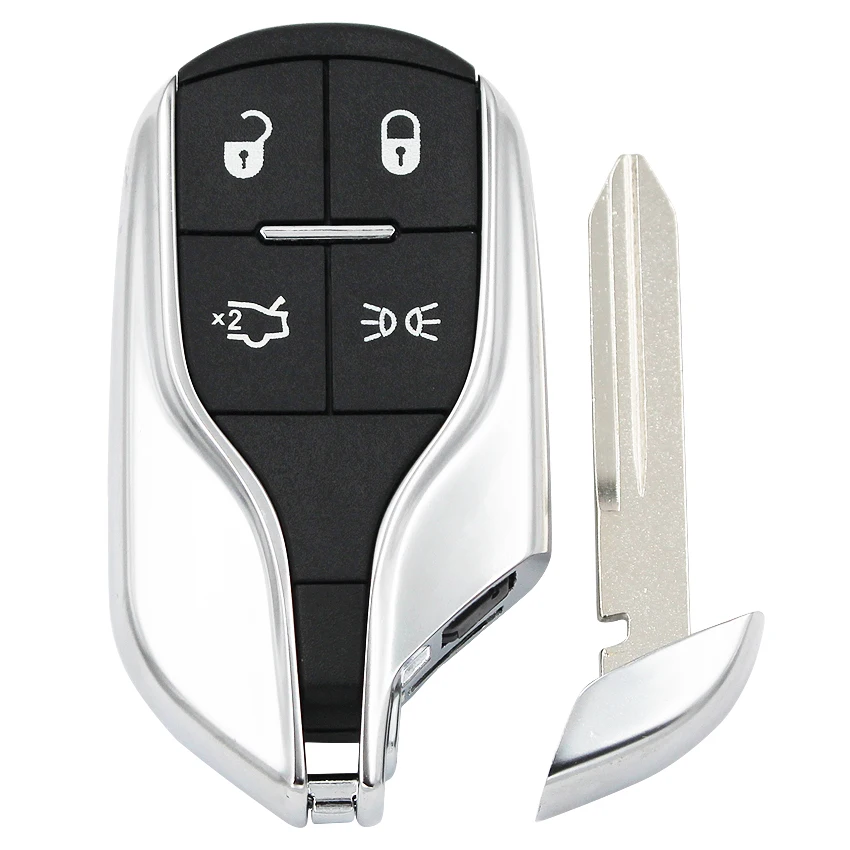 4 кнопки смарт карты дистанционный ключ-брелок от машины 433 МГц ID46 чип для Maserati