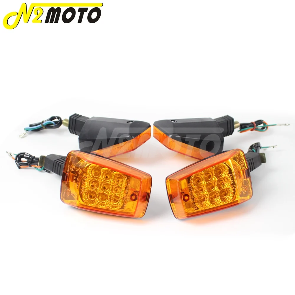 4 шт. передние и задние янтарные СВЕТОДИОДНЫЕ указатели поворота Индикатор