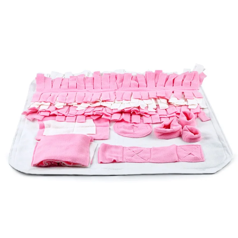 

2021 Pet dog snack pad nose odor training sniff pad dog educational toy food dispenser carpet washable
