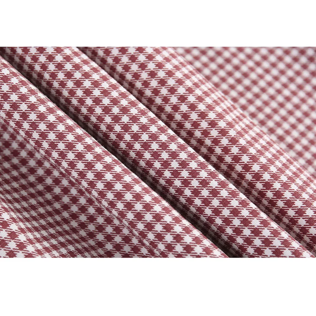 Женская клетчатая юбка 2019 милая плиссированная с высокой талией летняя для