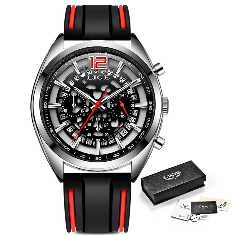 2019 полые мужские s часы лучший бренд класса люкс силиконовые ремешок военные