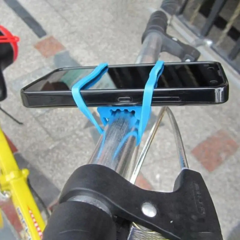 cycling mtb bicycle bike silicone band flashlight flash light phone strap tie ribbon mount holder bicycle accessories equipment free global shipping