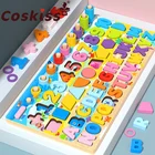 Новый деревянный ноготь Coskiss, цифровая доска для захвата ребенка, деревянная детская трехмерная головоломка с цифрами, игрушка