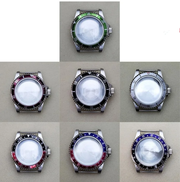 Acessório para Nh35 Inoxidável Relógio Case Reparação Nh36 Assista Movimento 39.5mm Aço