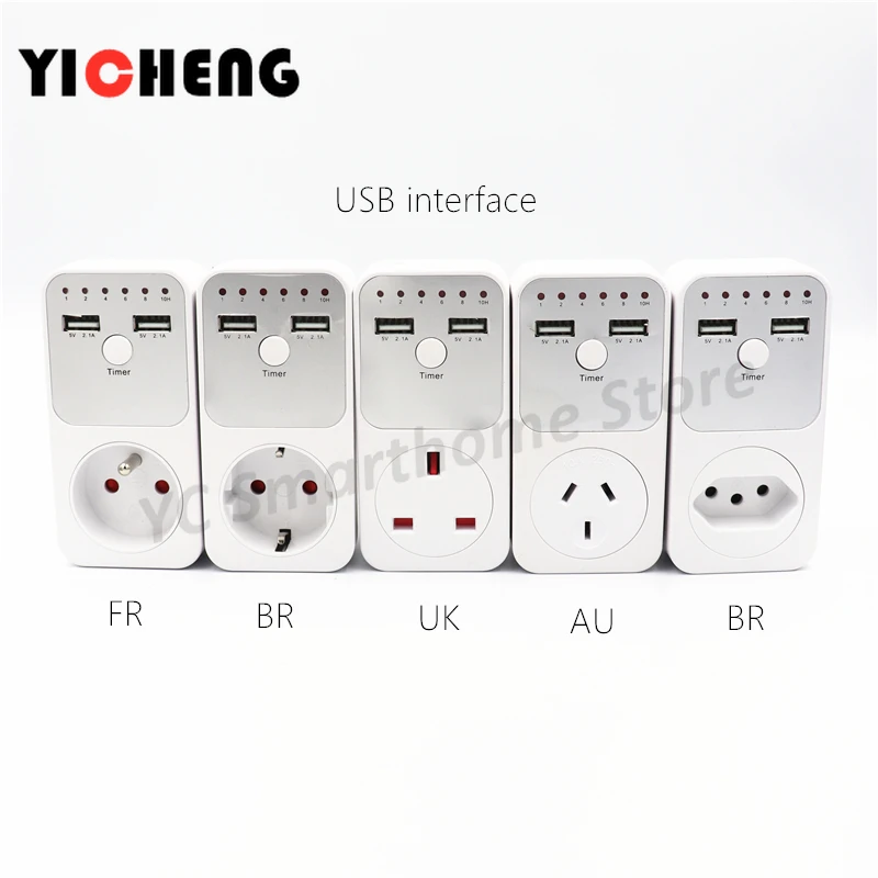 Таймер обратного отсчета, USB контроллер с таймером, цифровые мини-часы, только для USB-интерфейса, ЕС, США, Великобритания - изображение