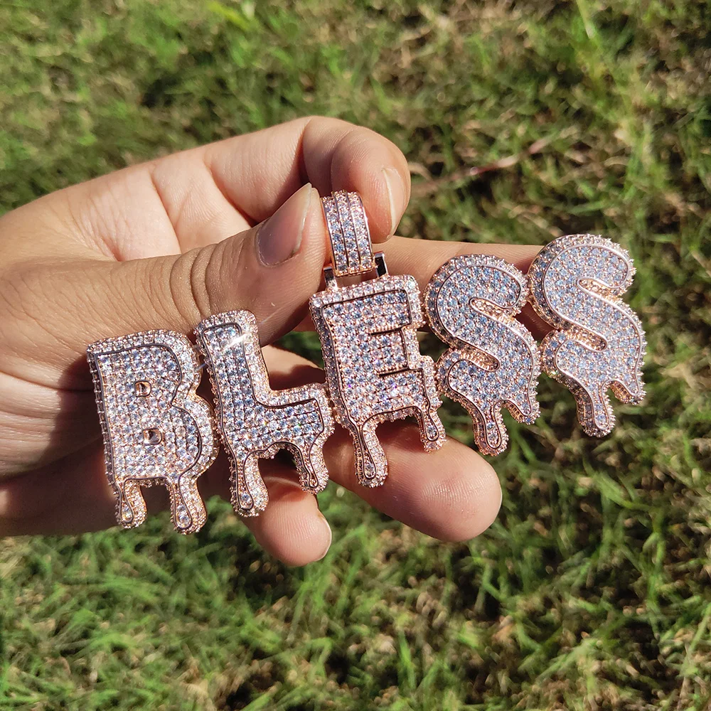 Ожерелье с подвеской-цепочкой для мужчин и женщин теннисная цепь кубическим