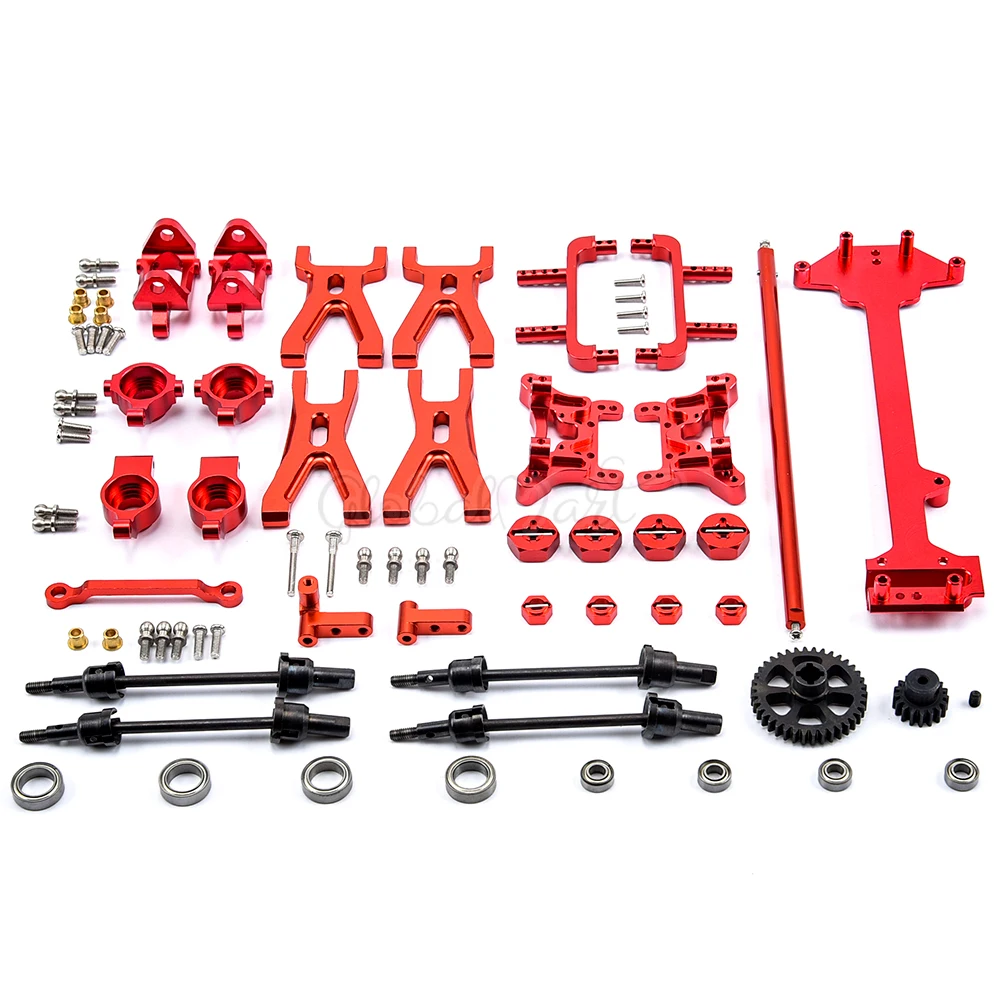 Комплект металлических обновленных деталей для Wltoys A959 Vortex 1/18 2 4G 4WD Электрический