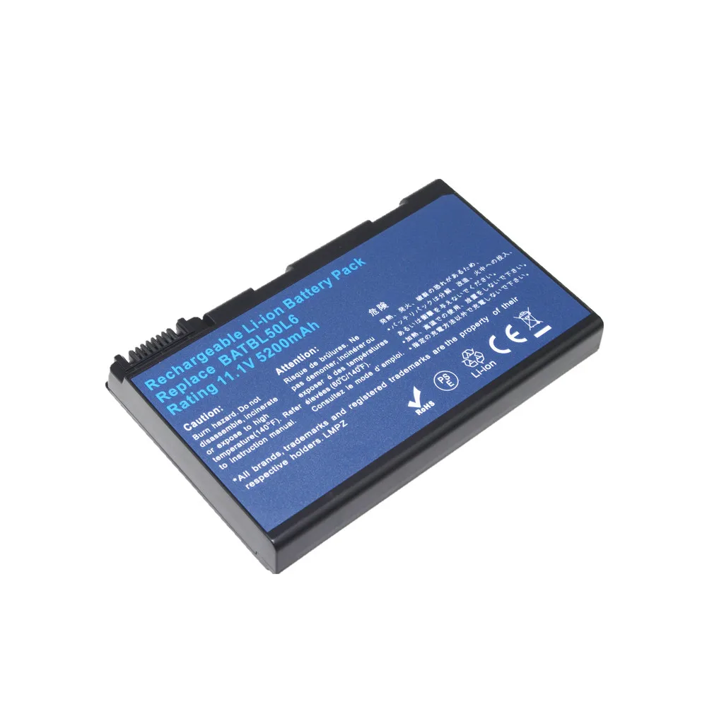 Новый аккумулятор BATBL50L6 BATCL50L6 для ноутбука Acer Aspire TravelMate 2490 3900 4200 4230 4260 4280 5210 5510 |