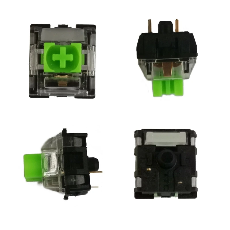 

Q1JF 4pcs Durable Green RGB SMD Switches for razer BlackWidow Lite Mechanical Keyboard Cherry MX Gateron Switches