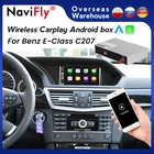 Беспроводная мультимедийная приставка NaviFly Carplay, для Benz E Class W207, C207, A207, двухдверная, купе, Android