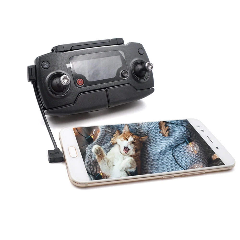 Кабель Micro USB для iPhone Type C OTG кабель передачи данных 10/30 см DJI Mavic 2 pro mavic Spark