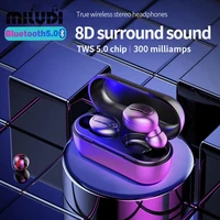 TWS Earphones Wireless Bluetooth Sports Headset Waterproof Cordless Noise reduction Music Headphones For Xiaomi Huawei Iphone