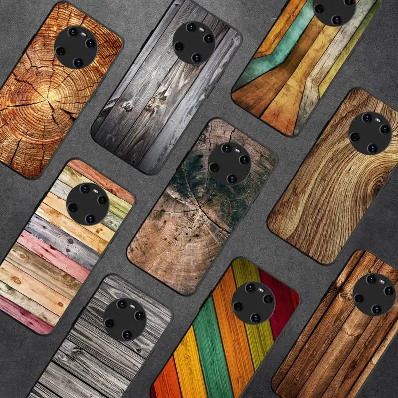 

wood texture Phone Case For Huawei Y 5 Y62019 Y52018 Y92019 Luxury funda case for 9prime2019