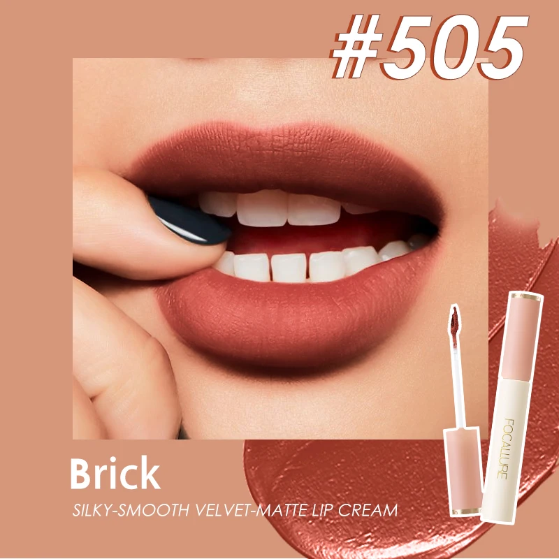 

Focallure Newest Texture Velvet Matte Lipstick Tint Silky-Smooth Waterproof Lip Stick