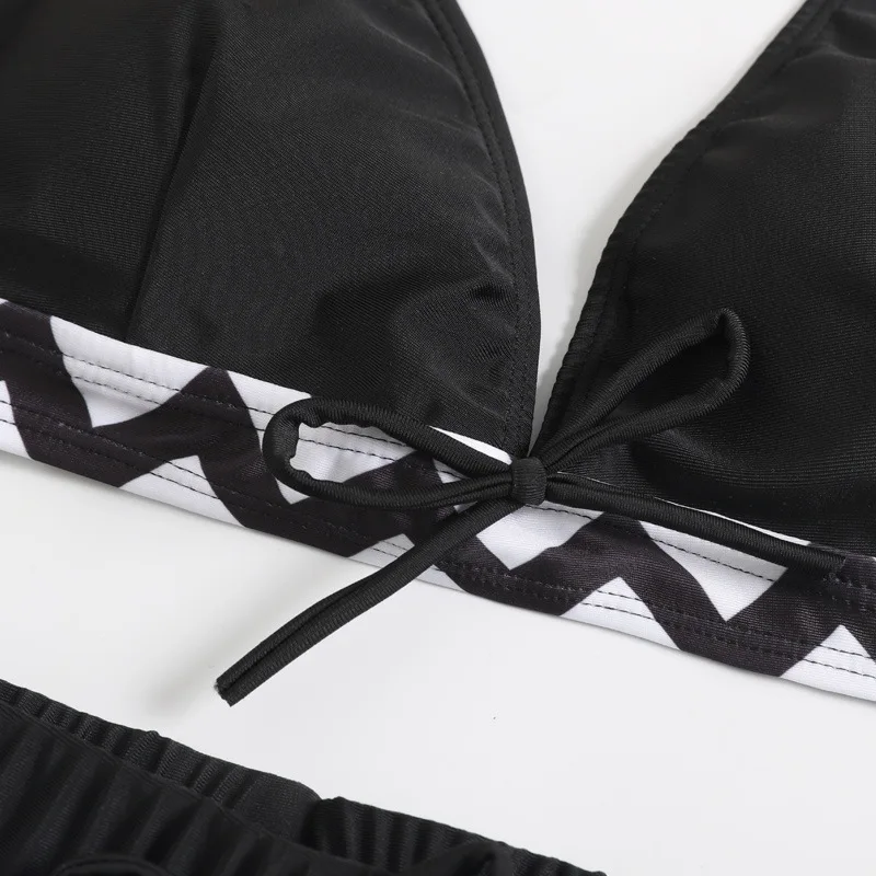 

Women Fashion Bikini Lady Sexy Swimsuit Female Polyester High Waist Tankini Swimwear Girl Summer Beach Underwear