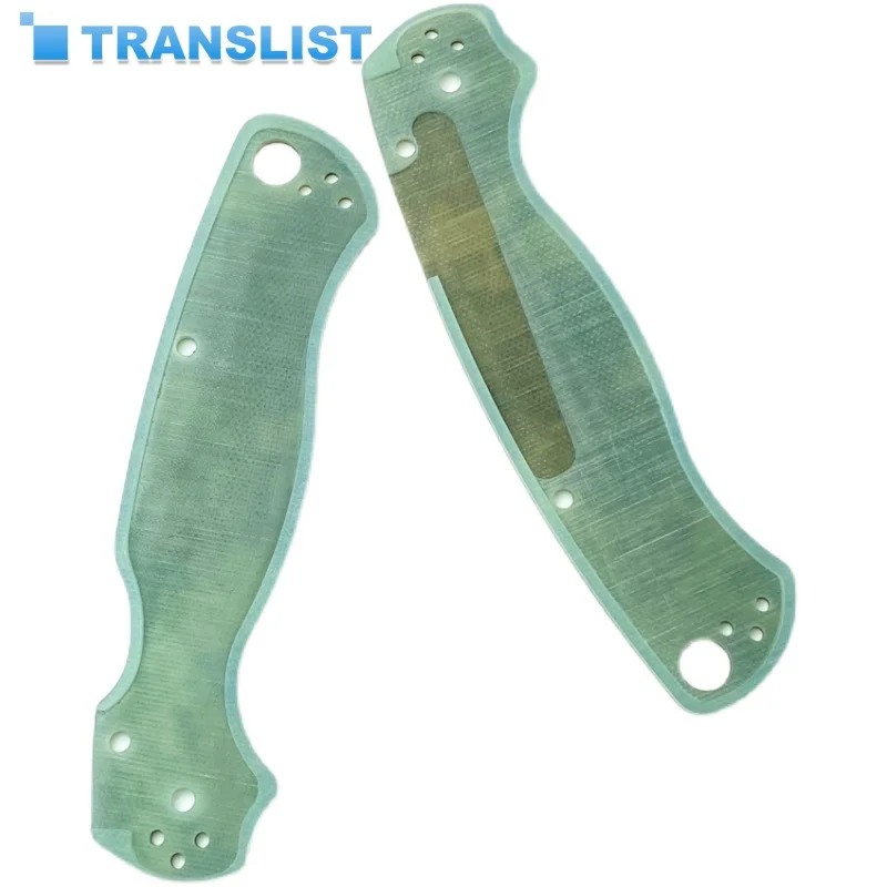 

1Pair Custom G10 Handle Scales DIY Accessories For Spyderco Paramilitary 2 Knife