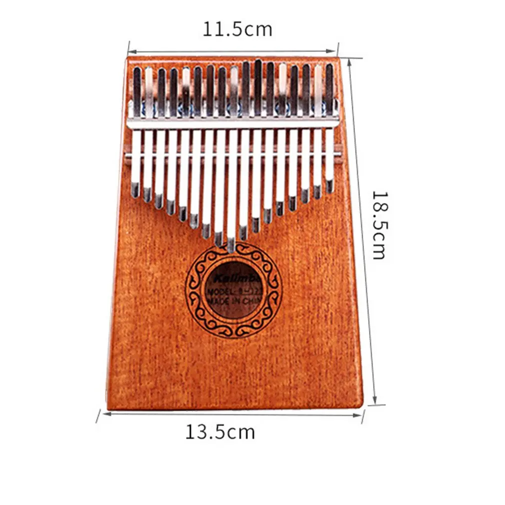 

Acacia Mahogany Solid Wood Finger Thumb Piano Pocket Size Supporting Bag Keyboard Marimba Wood Musical Instrument