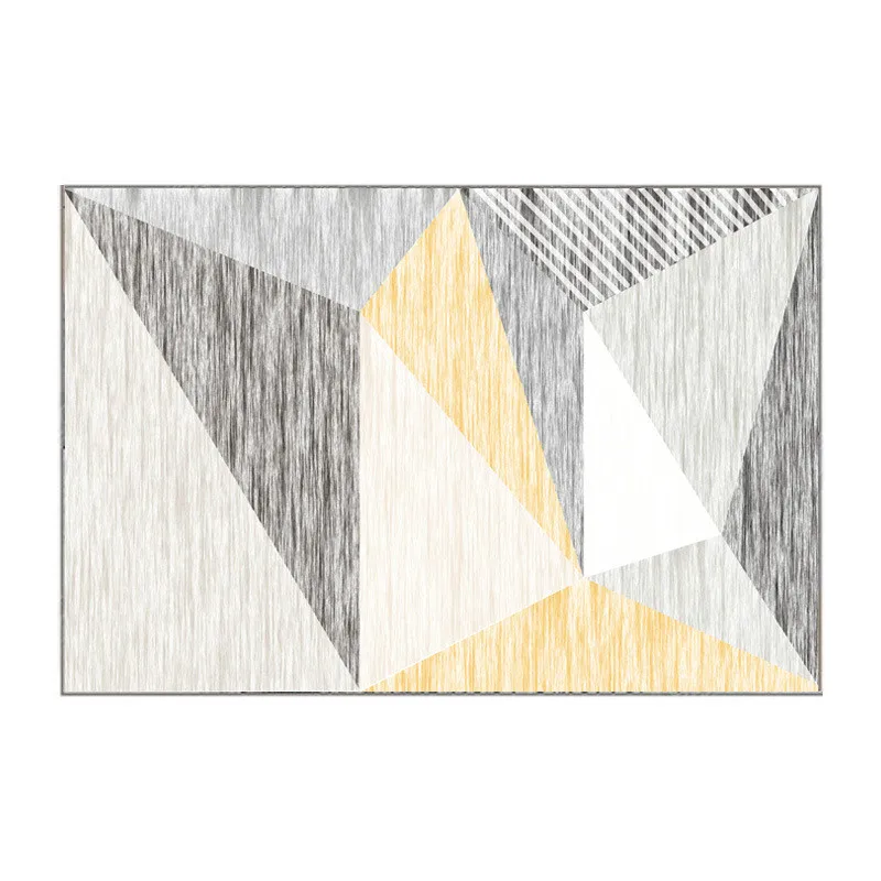 

Carpet Simple Modern Geometric Living Room Bedroom Carpet Study Bedside Blanket Area Rug for Living Room