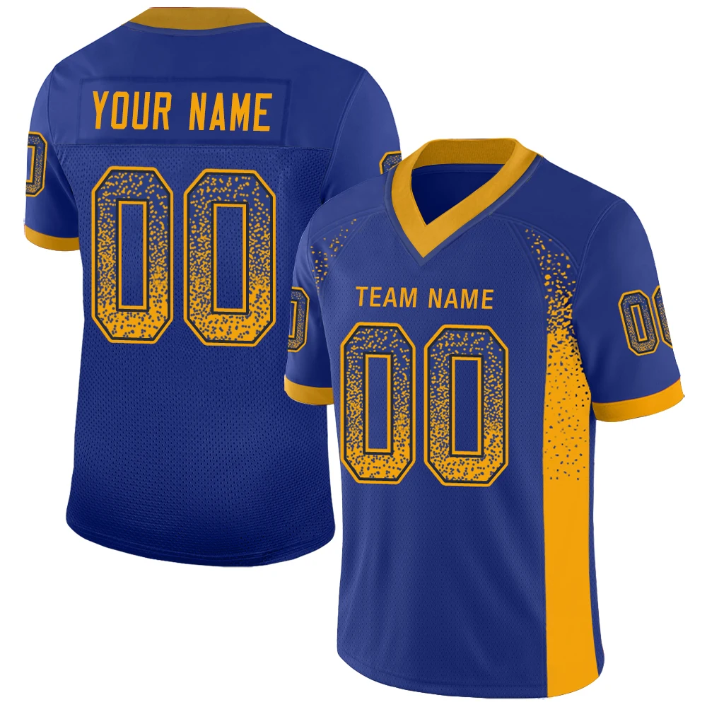 Custom Football Jersey Stitch Your Name/Number Stretch Soft Breathable Sportswear Cool Short-sleeve Shirts for Male/Women/Youth