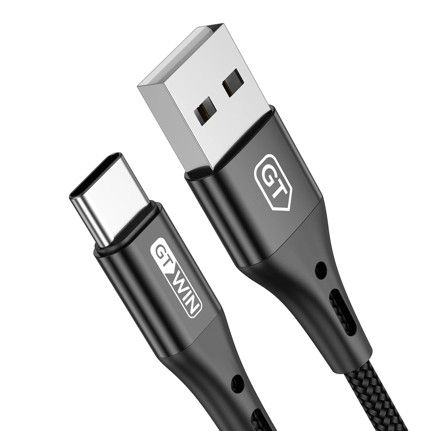 GTWIN 3 м usb type C кабель для iPad Pro samsung A50 USB C зарядное устройство для мобильного телефона Быстрая зарядка type C кабель для huawei P30 Xiaomi - Цвет: Black