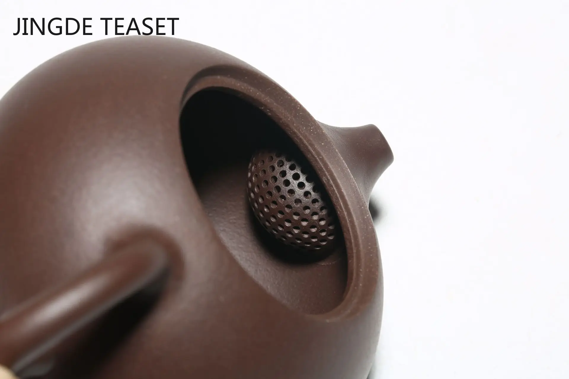 

Yixing Tea Pot Purple Clay Xishi Teapot Handmade beauty kettle Raw ore Black gold purple sand Tea set 188 ball hole filter 220ml
