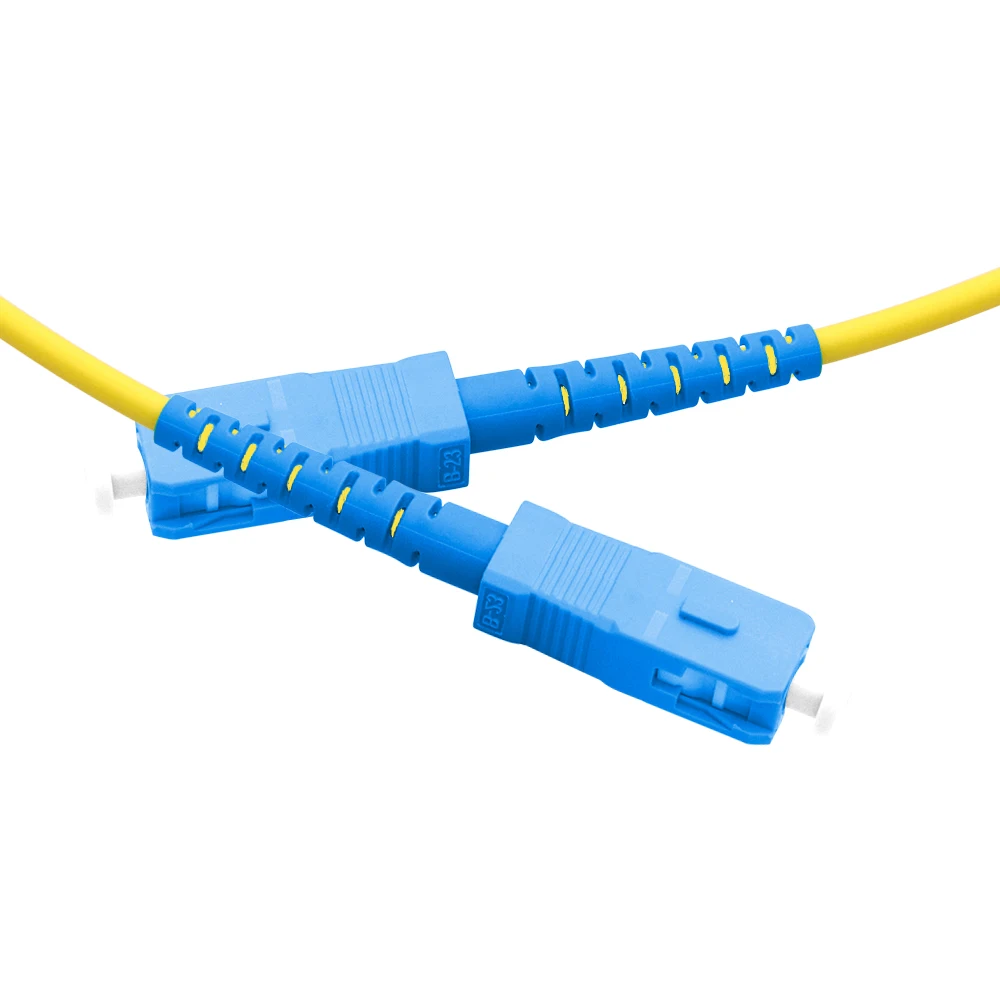 

10PCS 2M SC UPC-SC UPC Fiber Optic Jumper Cable Simplex SM FTTH Optic Cable Fibra Optical