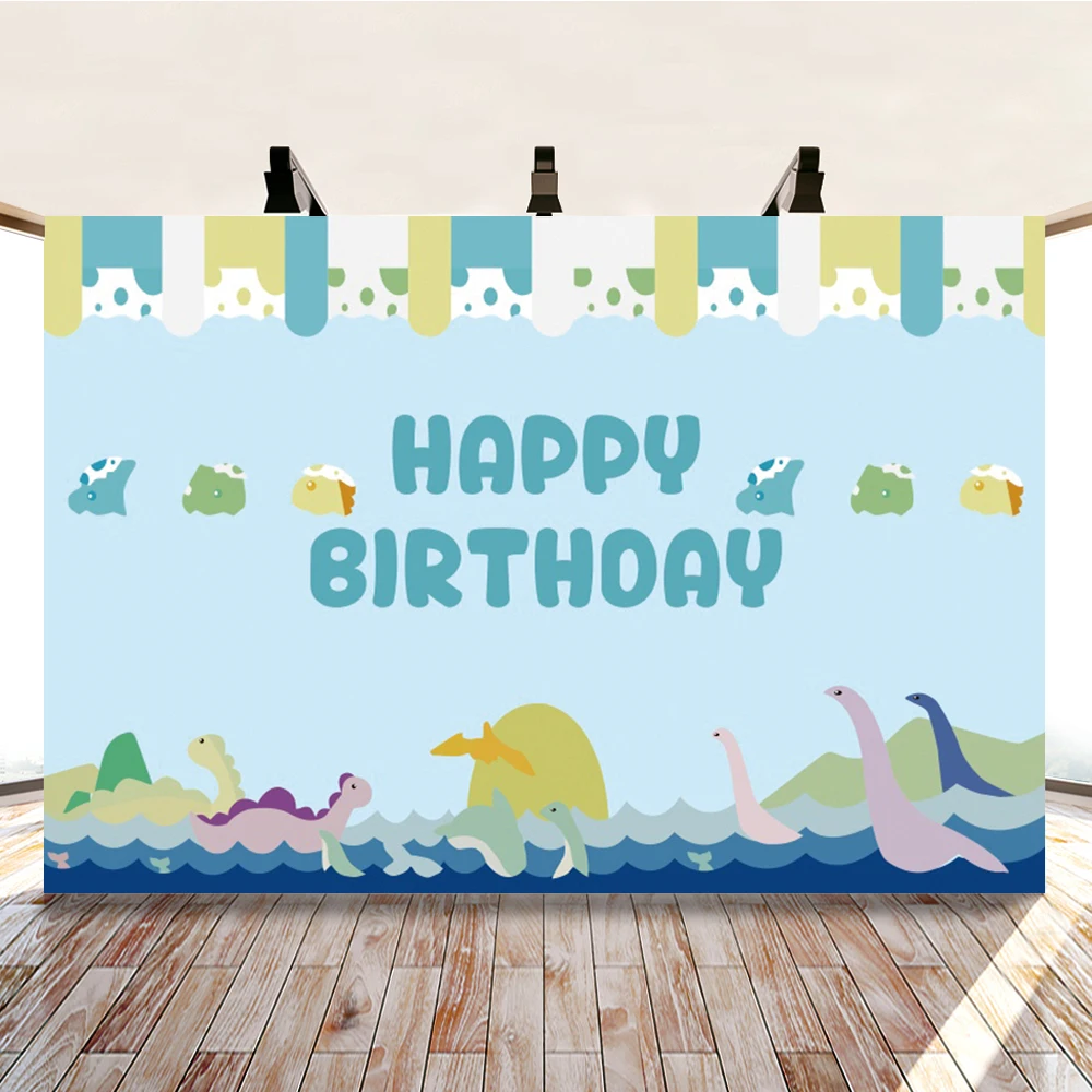 Yeele с мультипликационным принтом на день рождения изображением моря поверхности