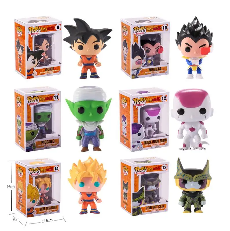 Funko Pop Amine Dragon Ball Сон Гоку фриеза #669 Вегета IV виниловые фигурки Коллекция Модель