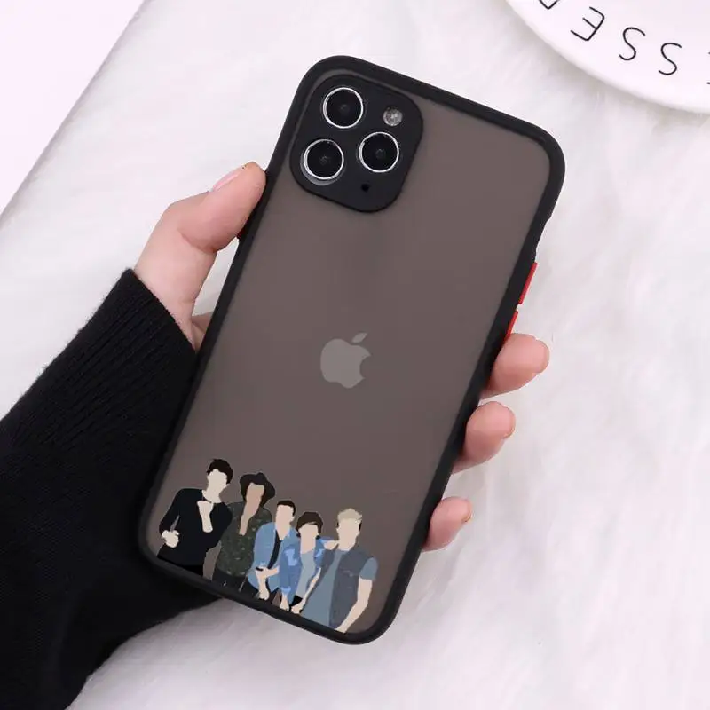 

One Direction Louis Tomlinson Phone Cases matte transparent For black iPhone 7 8 x xs xr 11 12 pro plus max mini Clear Funda