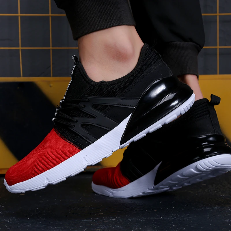 Новинка Весна 2020 мужская обувь дышащие однотонные модные повседневные легкие