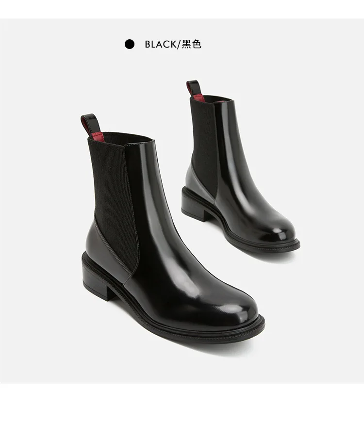SWYIVY Chelsea Boots Womens Women Winter Ankle Boots Female Designer Shoes Casual Plush Warm Black Shoes Ladies Snow Boots