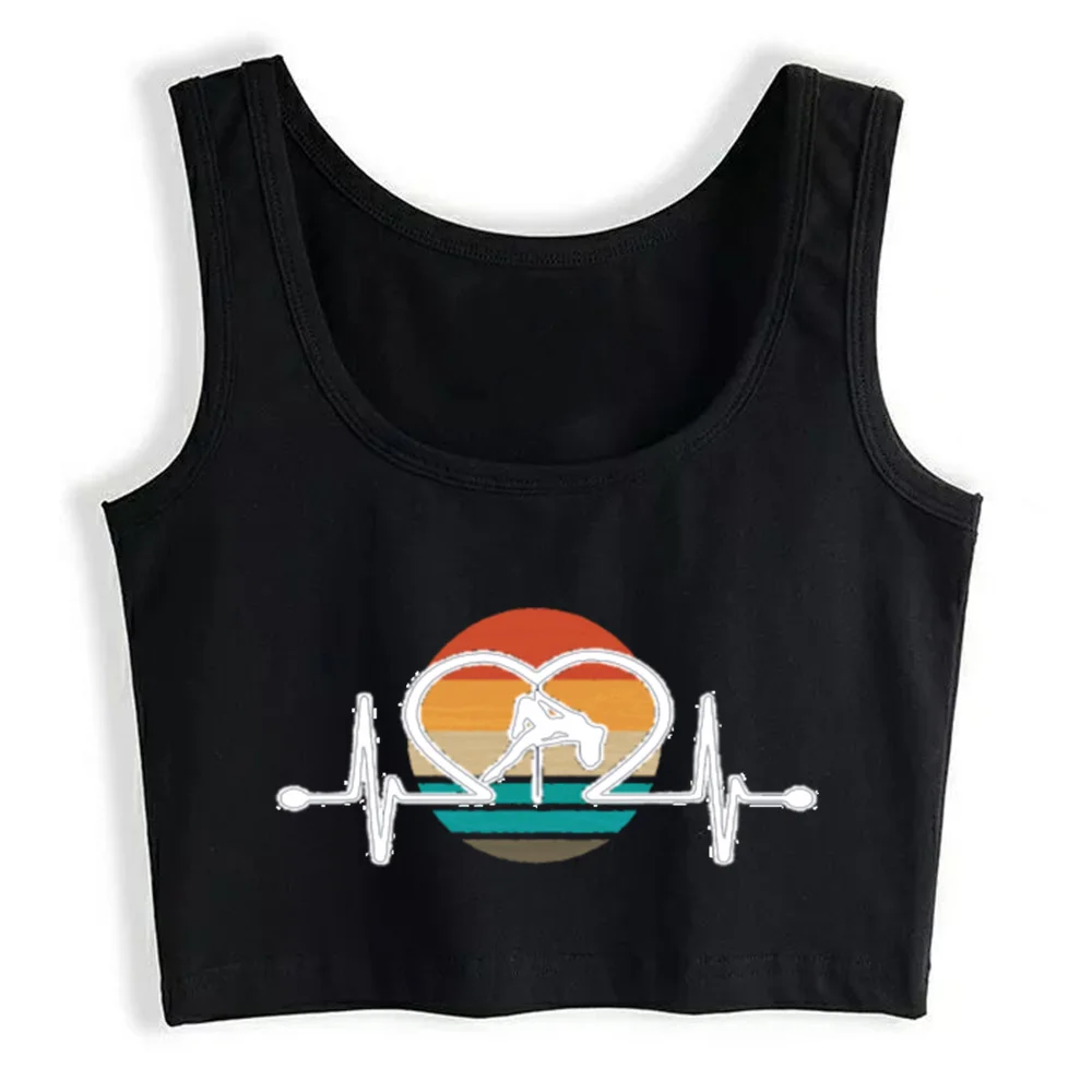 

Crop Top Women Pole Dance Aesthetic Y2k Harajuku Gothic Tank Top Female Clothes