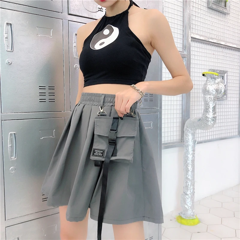 

Harajuku Style Workwear Skirt Skirt Female Student Pleated Skirt High Waist Slimming