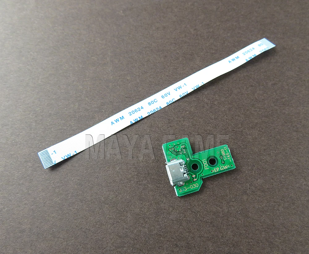 Зарядное устройство черз порт USB гнездо на плату цепи JDS 001 011 030 040 050 055 с ленточным кабелем для Playstation 4 PS4 Pro контроллер комплект из 2 предметов